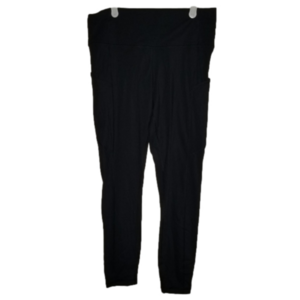 CRZ Yoga Pants Black Buttery Baked Feel Yoga Pants Size L NWT